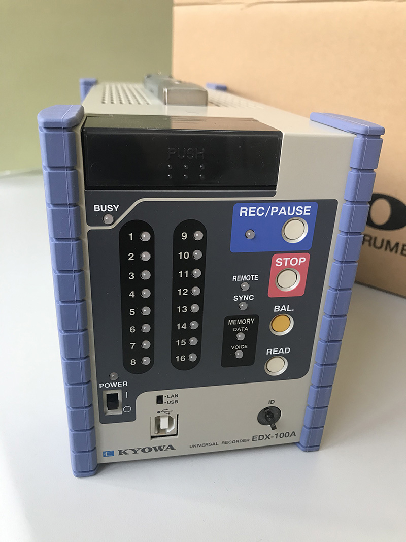 江蘇航運職業(yè)技術學院 共和KYOWA EDX-100A動態(tài)應變采集儀交貨
